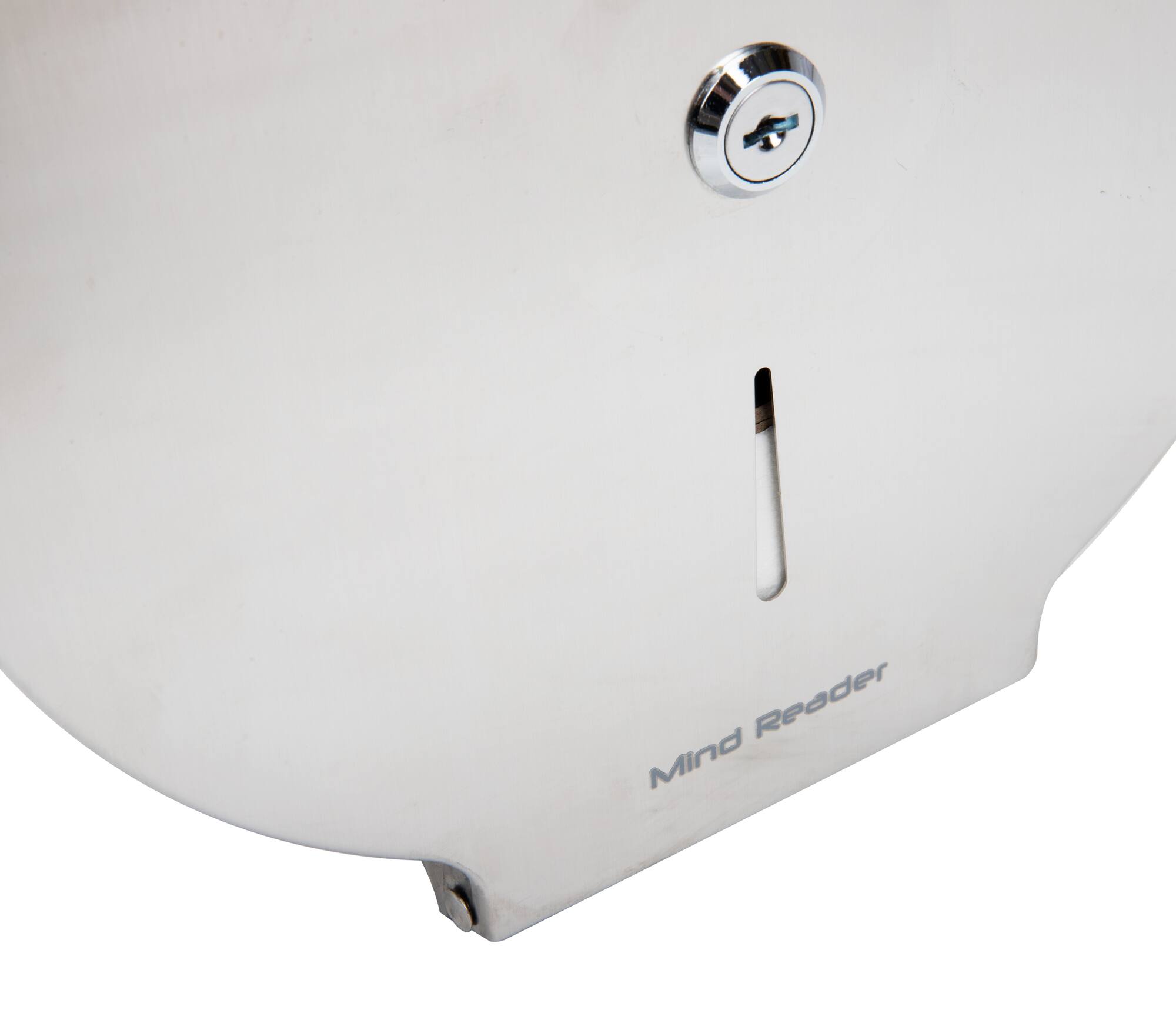 Mind Reader Commercial Wall Mounted Stainless Steel Toilet Roll Dispenser
